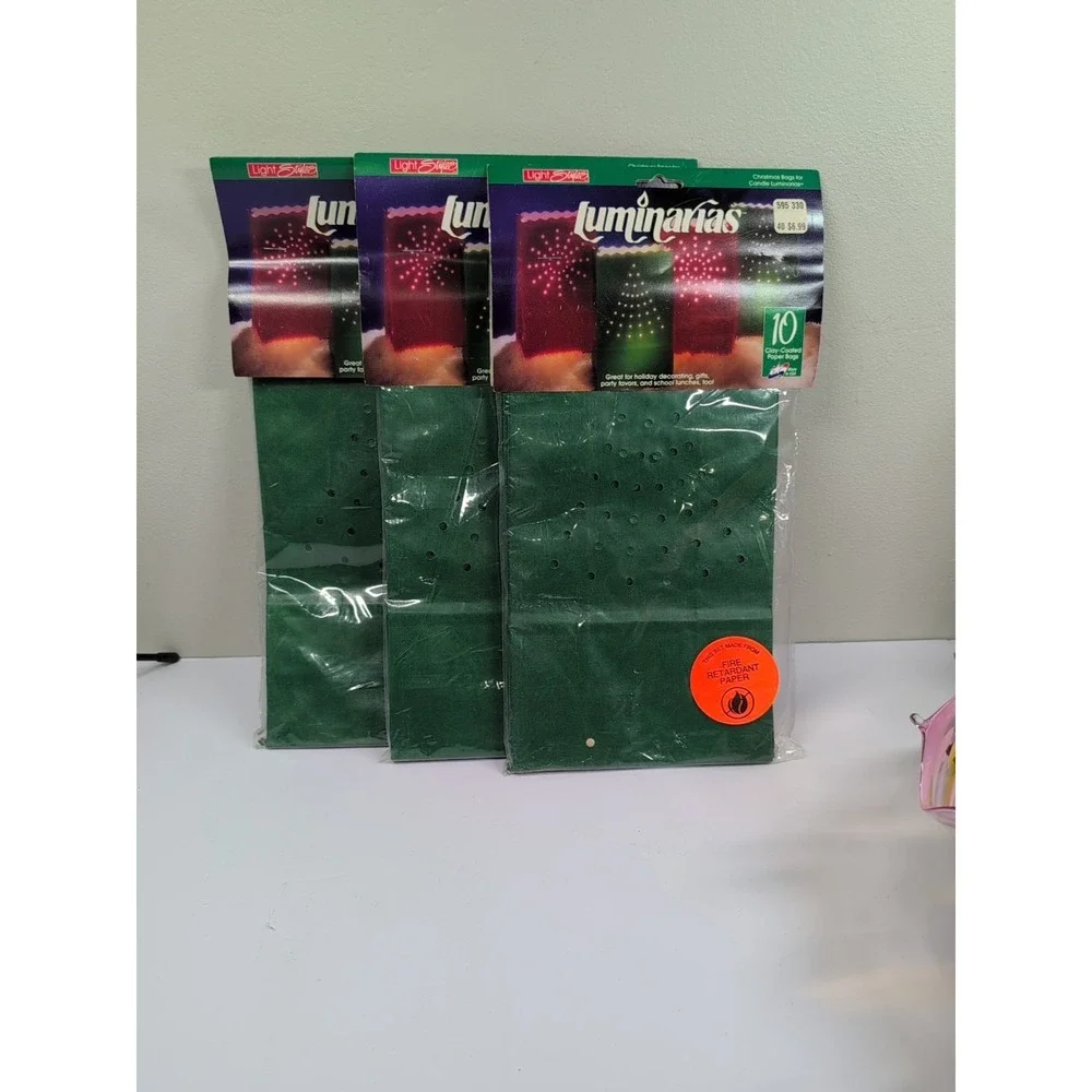 Luminarias vintage candles